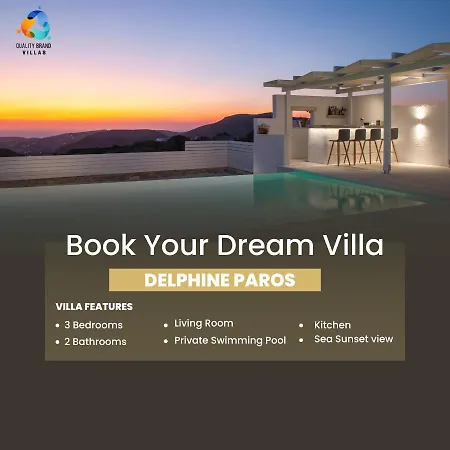 Villa An Exceptional Holiday Experience 3br Modern Delphine Parikia (Paros)